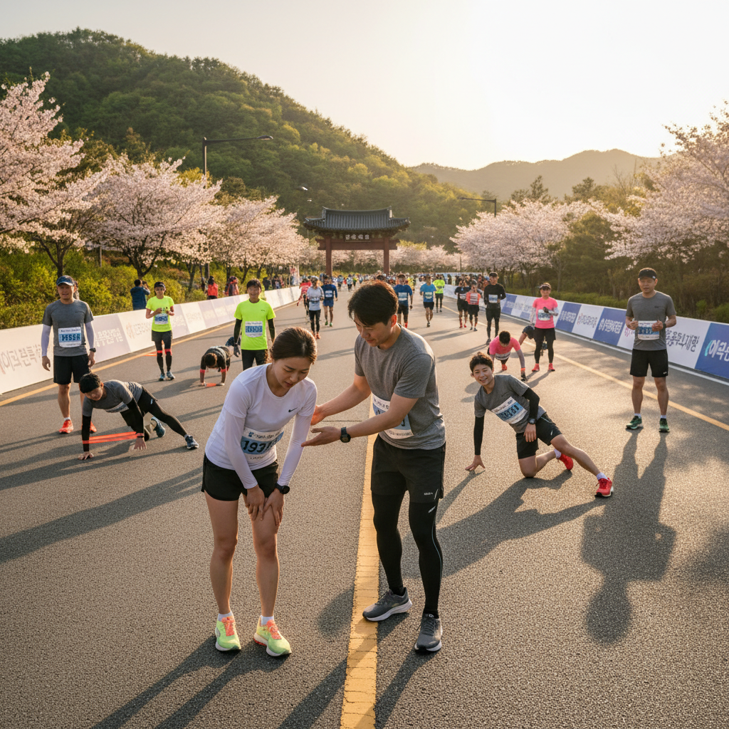 2026년 4월 마라톤 후 무릎 통증 해결법 - 6월 대회까지 이어지는 리커버리 훈련 가이드