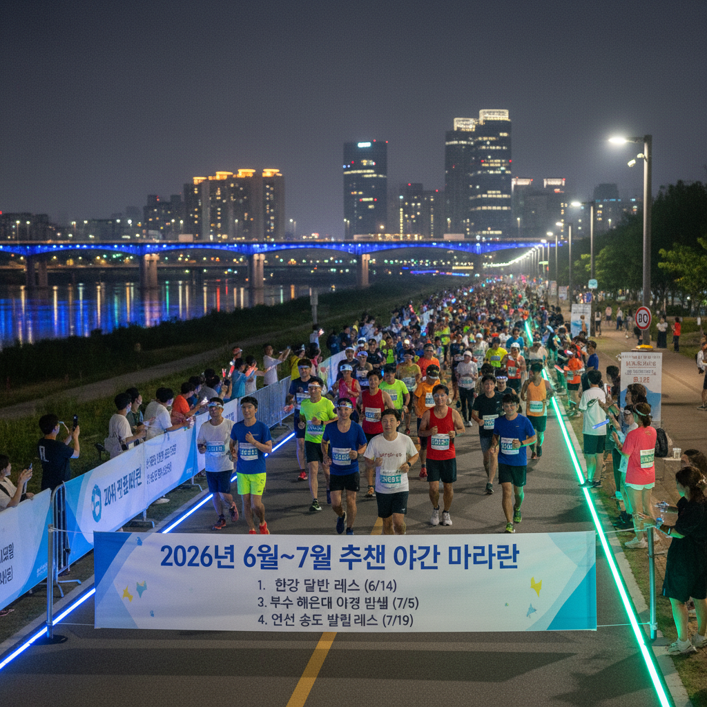 2026년 6월 첫 10K 마라톤, 습도와 더위 이기는 초보 러너 완주 가이드