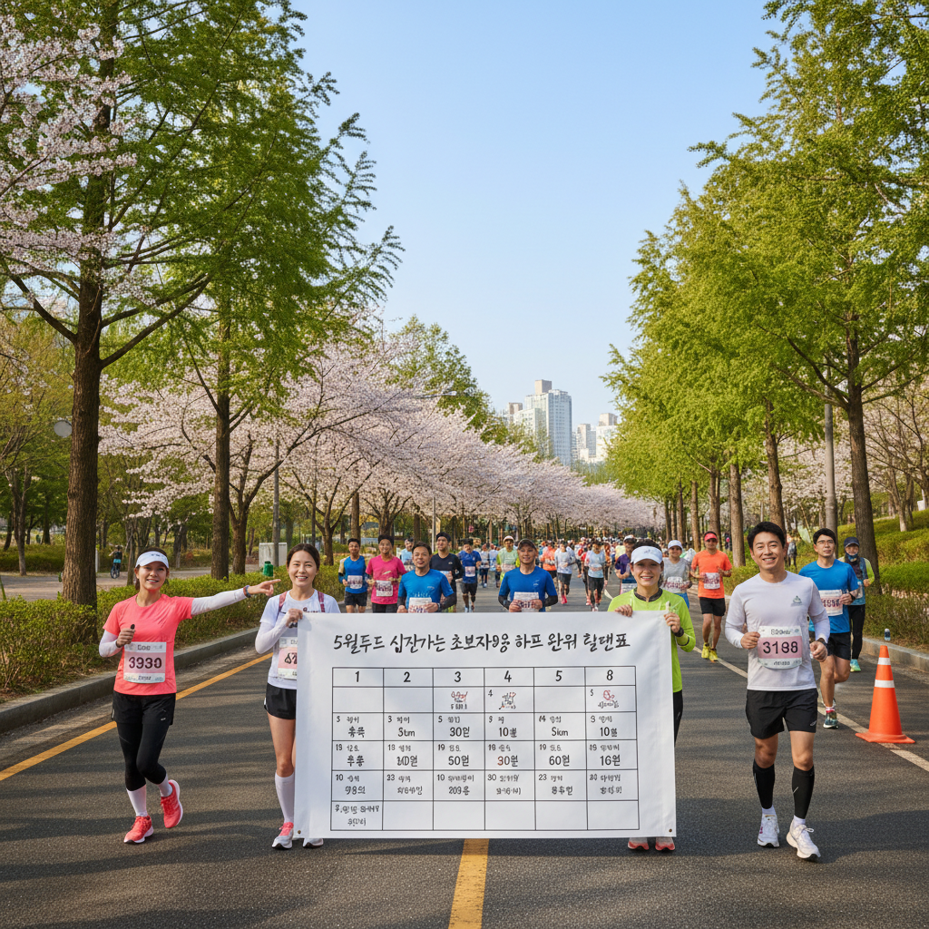 2026년 첫 하프 마라톤 도전, 5월 시작 8주 훈련 플랜과 실전 완주 가이드