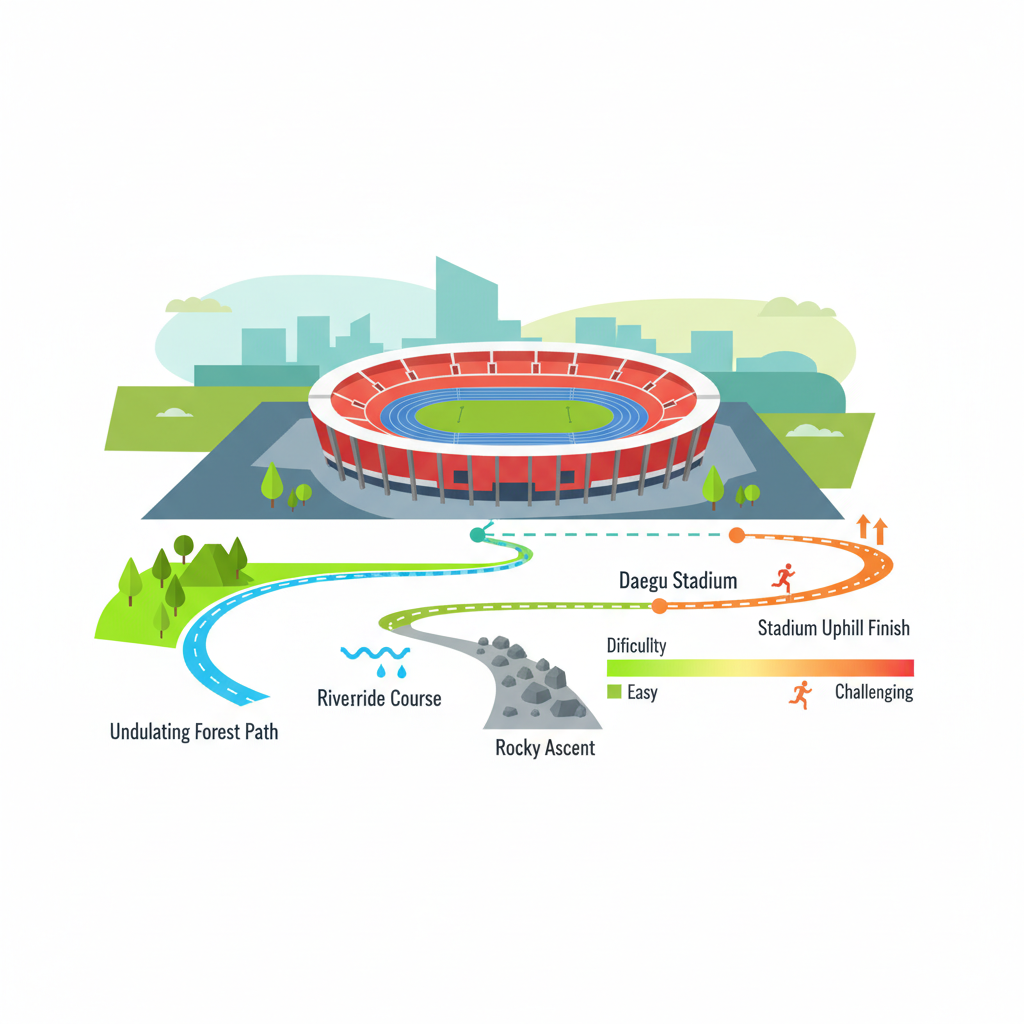 2026 THE RACE DAEGU 10K 코스 분석 - 고저차, 페이스 전략, 현장 꿀팁