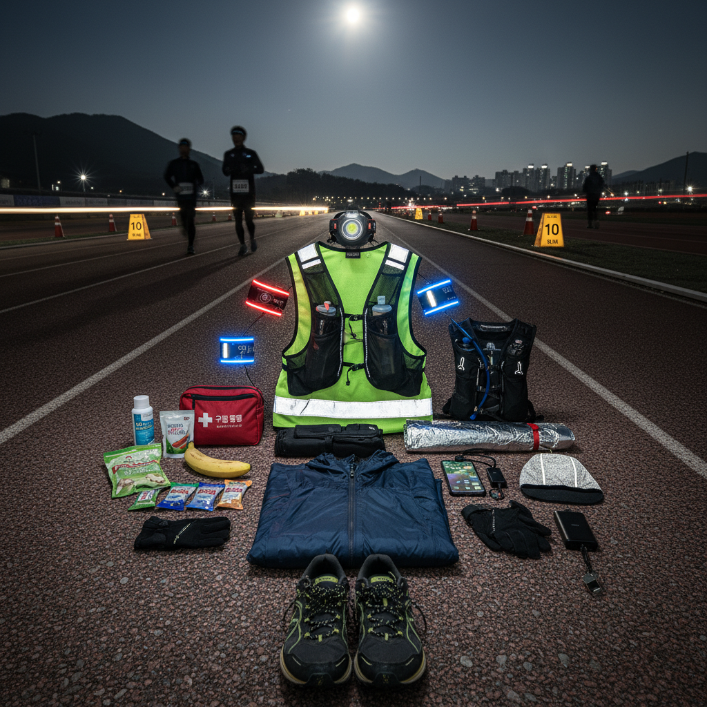 2026년 6월 첫 야간 마라톤 완주, 초보자를 위한 습도 대비법과 필수 장비 가이드