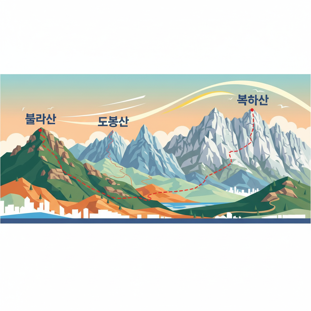 2026 불.수.사.도.북 UTMB 코스 분석 - 지옥의 5산 종주 전략