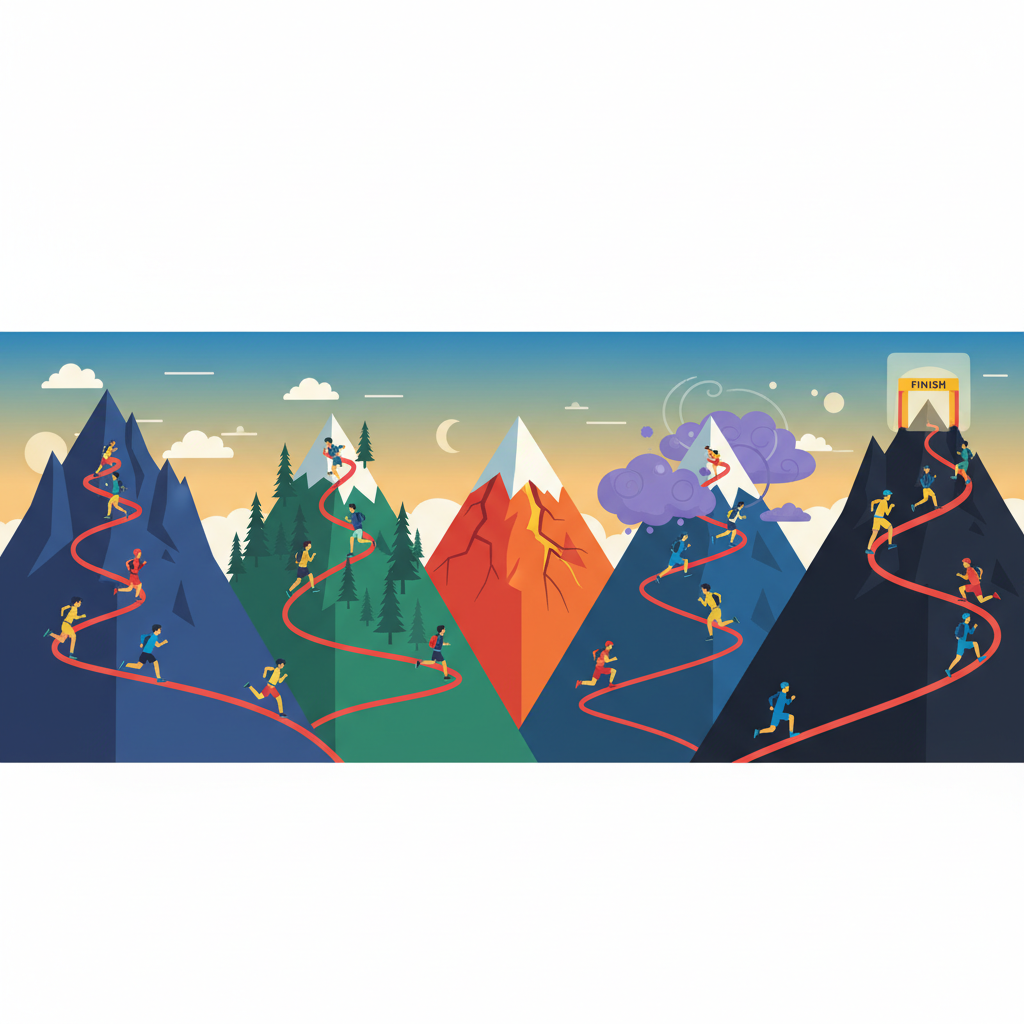 2026 제24회 불.수.사.도.북 UTMB 코스 분석 - 고저차와 완주 전략