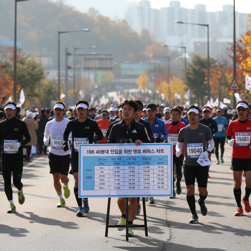 2026년 6월 10K 40분대 진입을 위한 인터벌 훈련과 페이스 설계