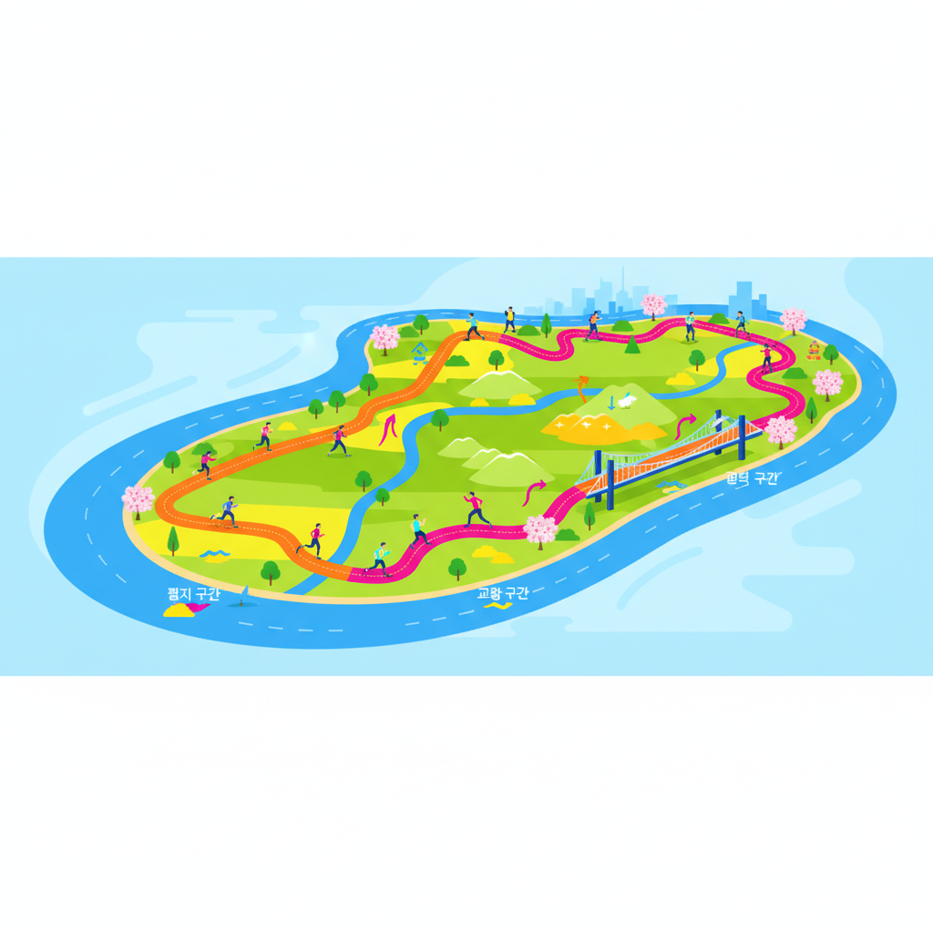 2026 솔로런 코스 분석 - 여의도 평지 10km 공략법과 실전 팁