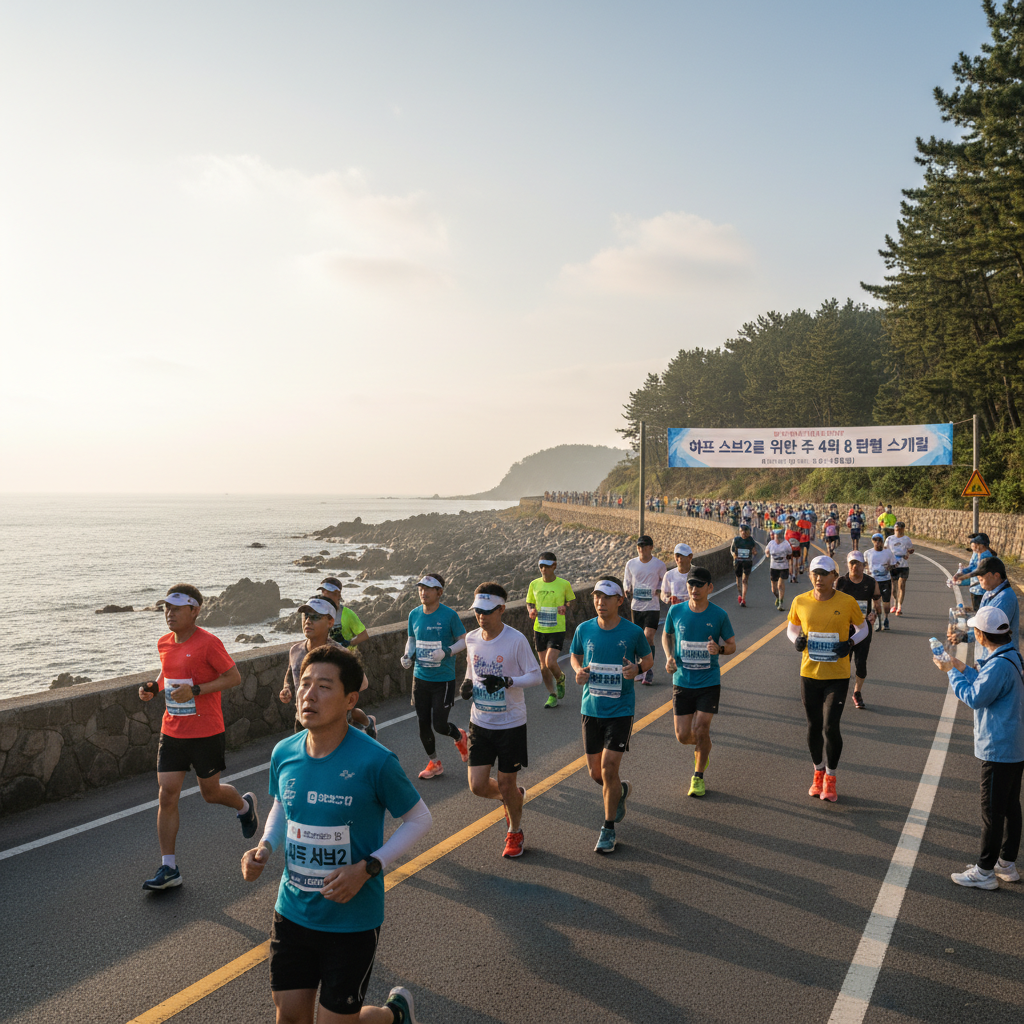2026년 6월 무더위 대비, 가을 하프마라톤 서브2를 위한 주 4회 60분 집중 훈련법