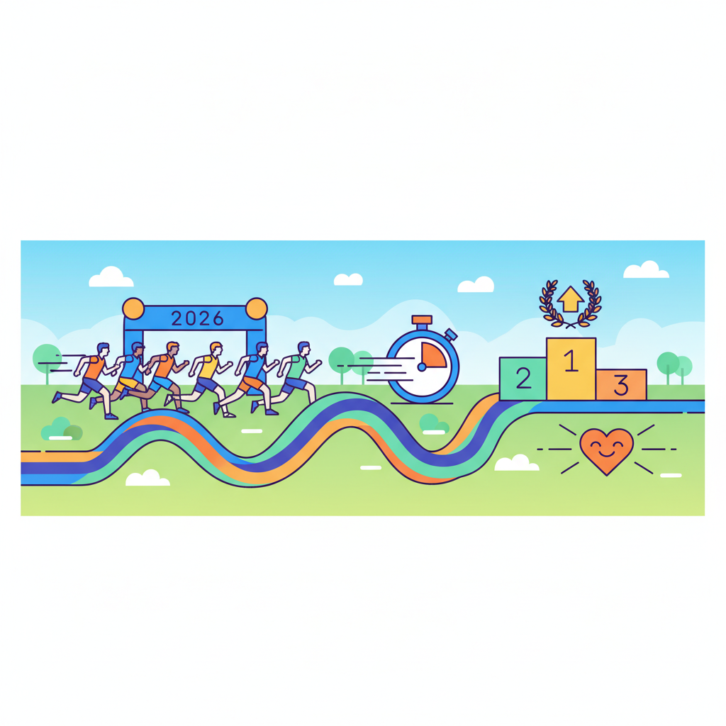 2026 참행복 마라톤 코스 분석 - 고저차, 페이스 전략, 현장 꿀팁