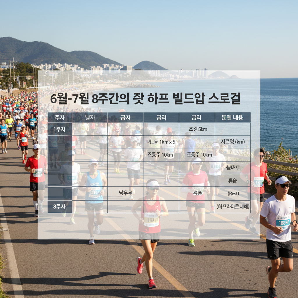 2026 가을 하프 첫 도전! 10K 완주자가 6월부터 시작하는