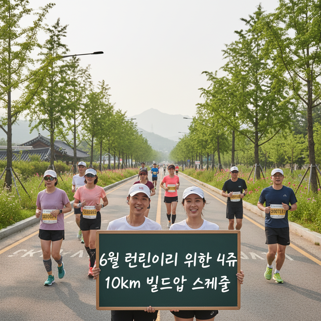 2026년 6월 런린이 탈출: 5km에서 10km로 늘리는 4주 안전 빌드업 가이드