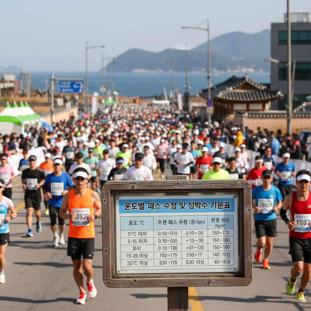2026 가을 마라톤 서브4 도전! 7~8월 혹서기 페이스 조절과 12주 훈련 스케줄