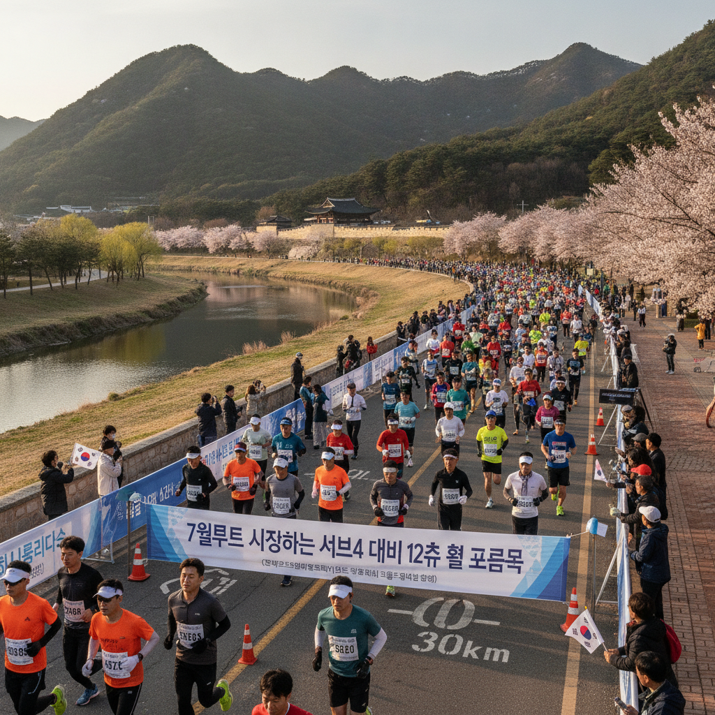 2026 가을 마라톤 서브4 달성 - 7~8월 혹서기 12주 훈련 스케줄과 페이스 전략