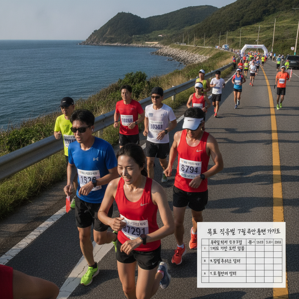 2026 가을 풀코스 마라톤 대비 7월 훈련 - 무더위 속 월간 150km 마일리지를 채우는 3가지 요령