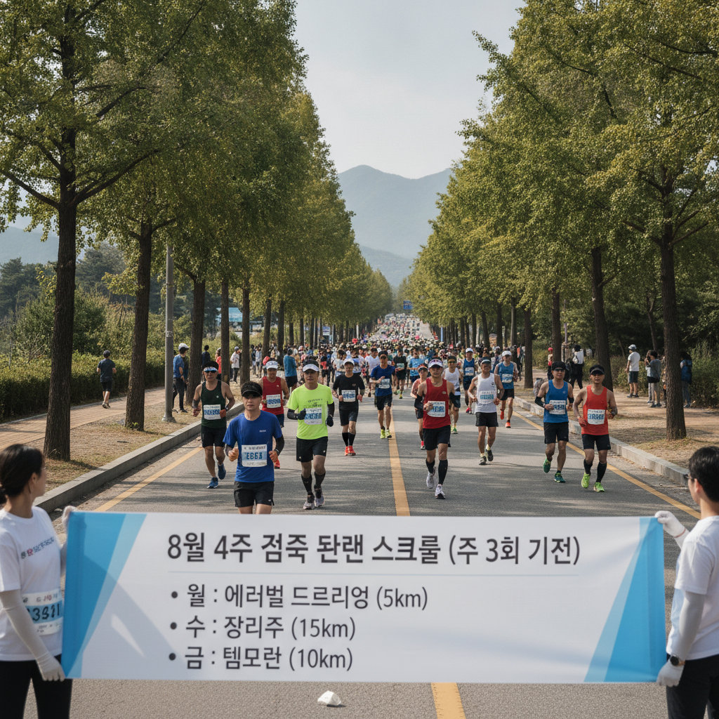 2026 가을 10K 첫 완주 - 8월 폭염 속 