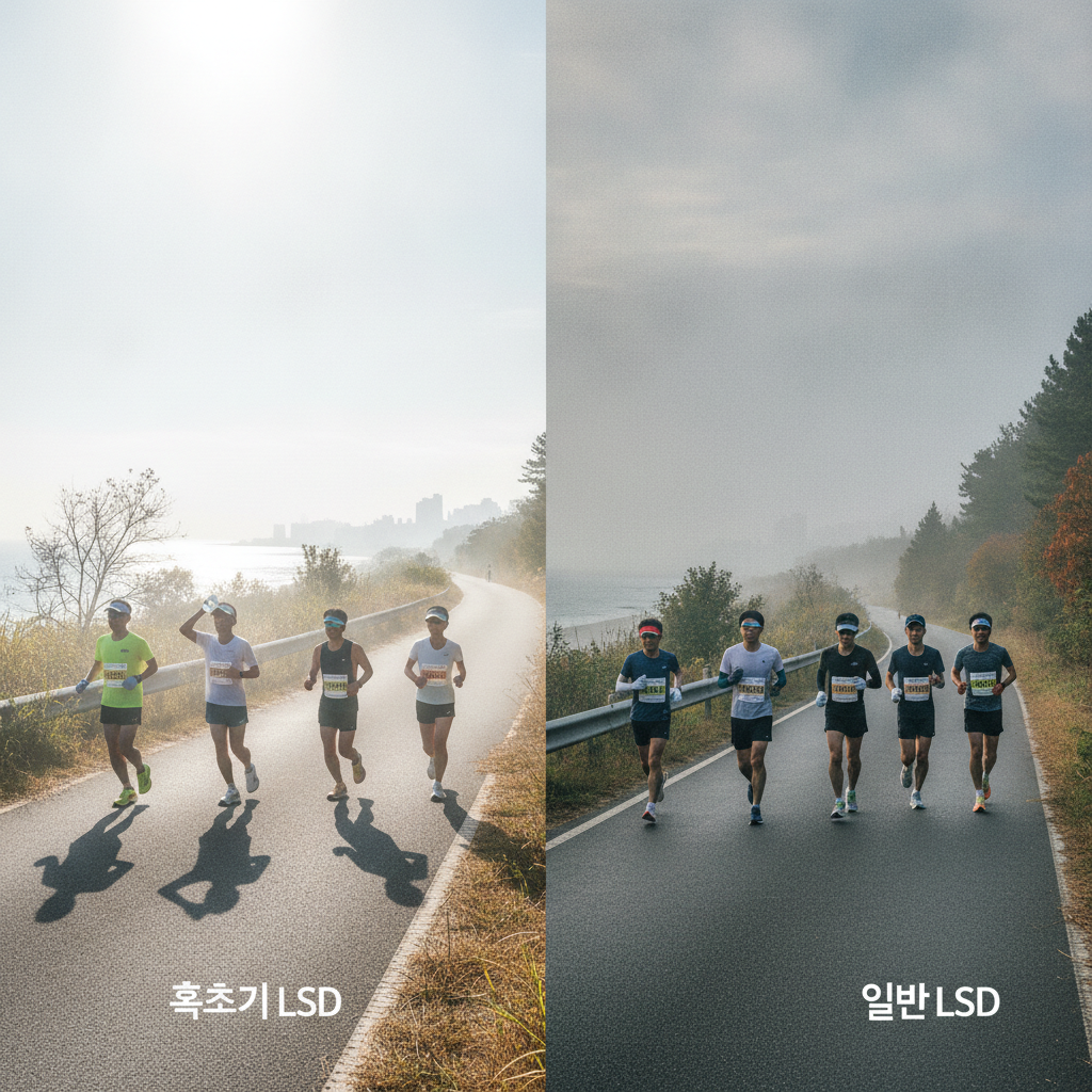 2026 가을 마라톤 풀코스 대비 7~8월 혹서기 LSD 전략 - 거리보다 시간이 중요한 이유